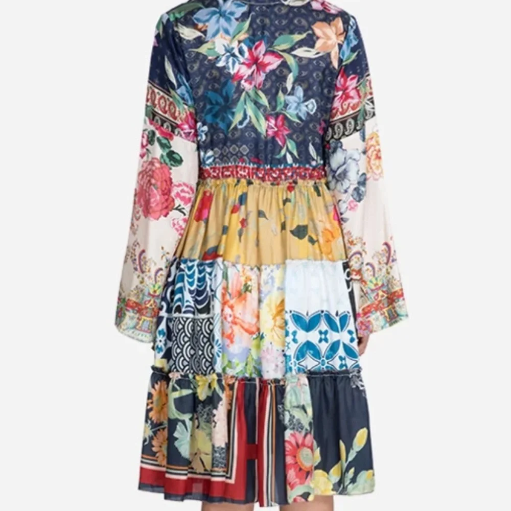 Johnny Was silk Dunas dress NWT - Picture 2 of 16